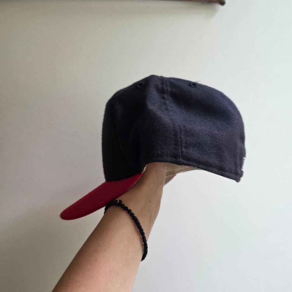 Vintage New Era 5950 Cleveland Indians Chief Wahoo Hat MLB Diamond Collection - Picture 5 of 7